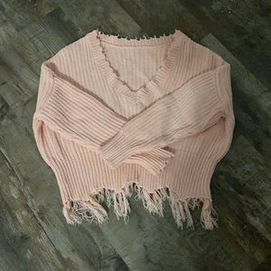 Pink sweater
